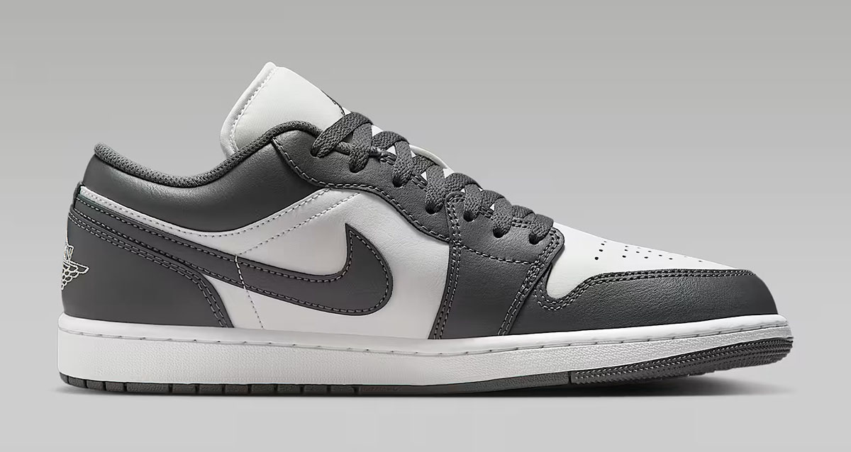 Air Jordan 1 Low Iron Grey Mens Shoes 3