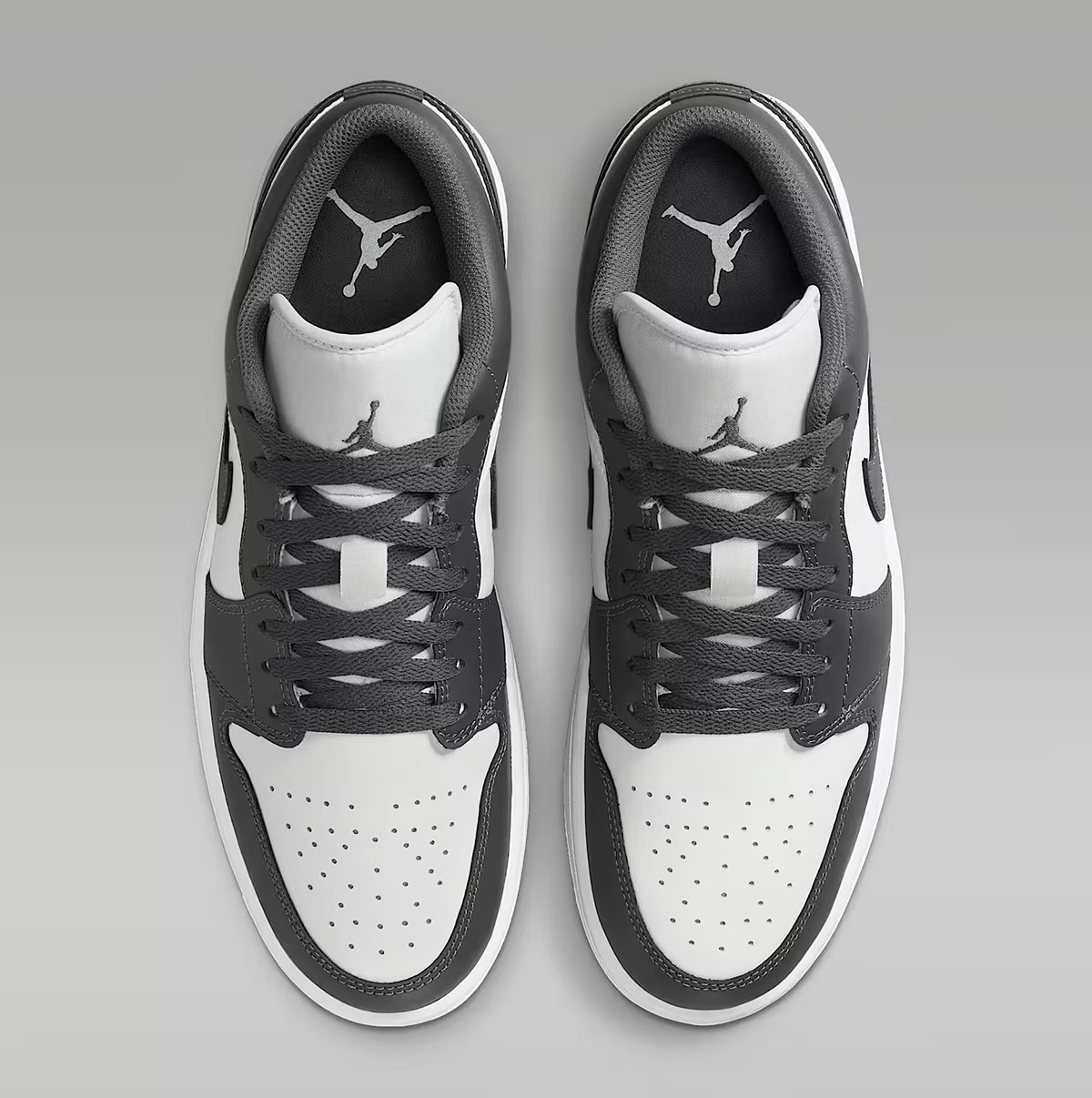 Air Jordan 1 Low Iron Grey Mens Shoes 4