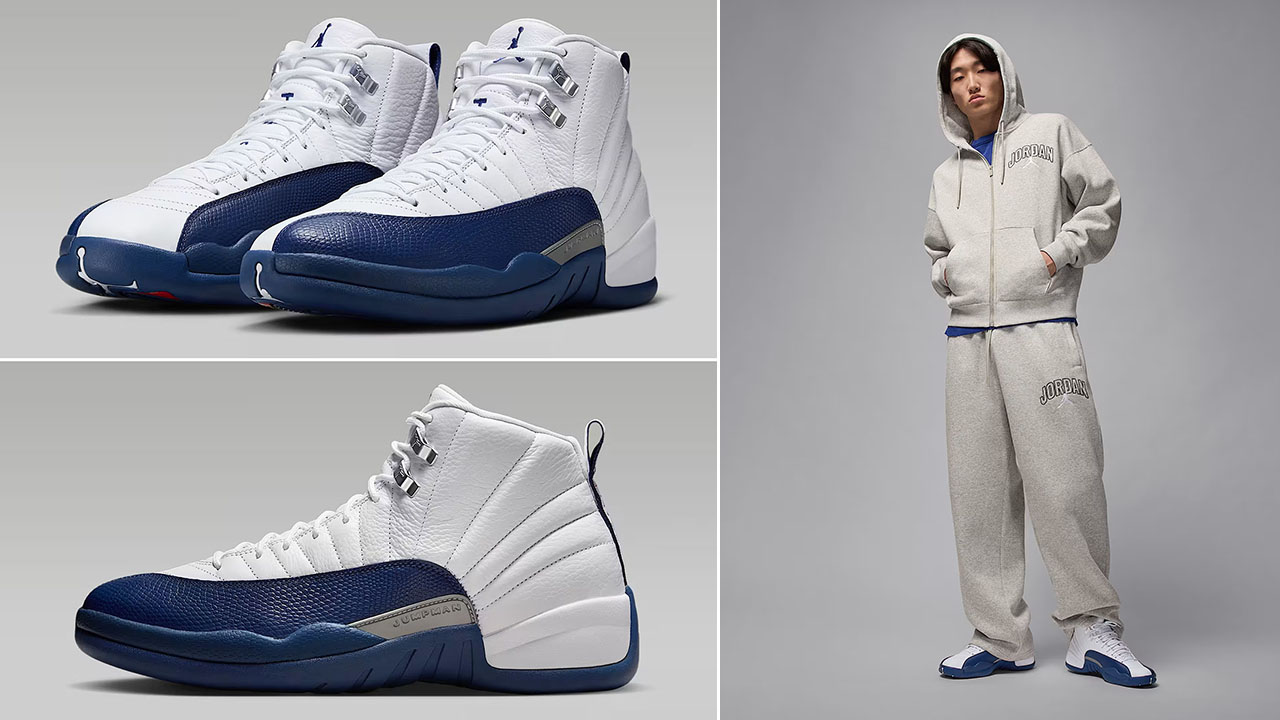 Air-Jordan-12-French-Blue-2025-Matching-Outfits