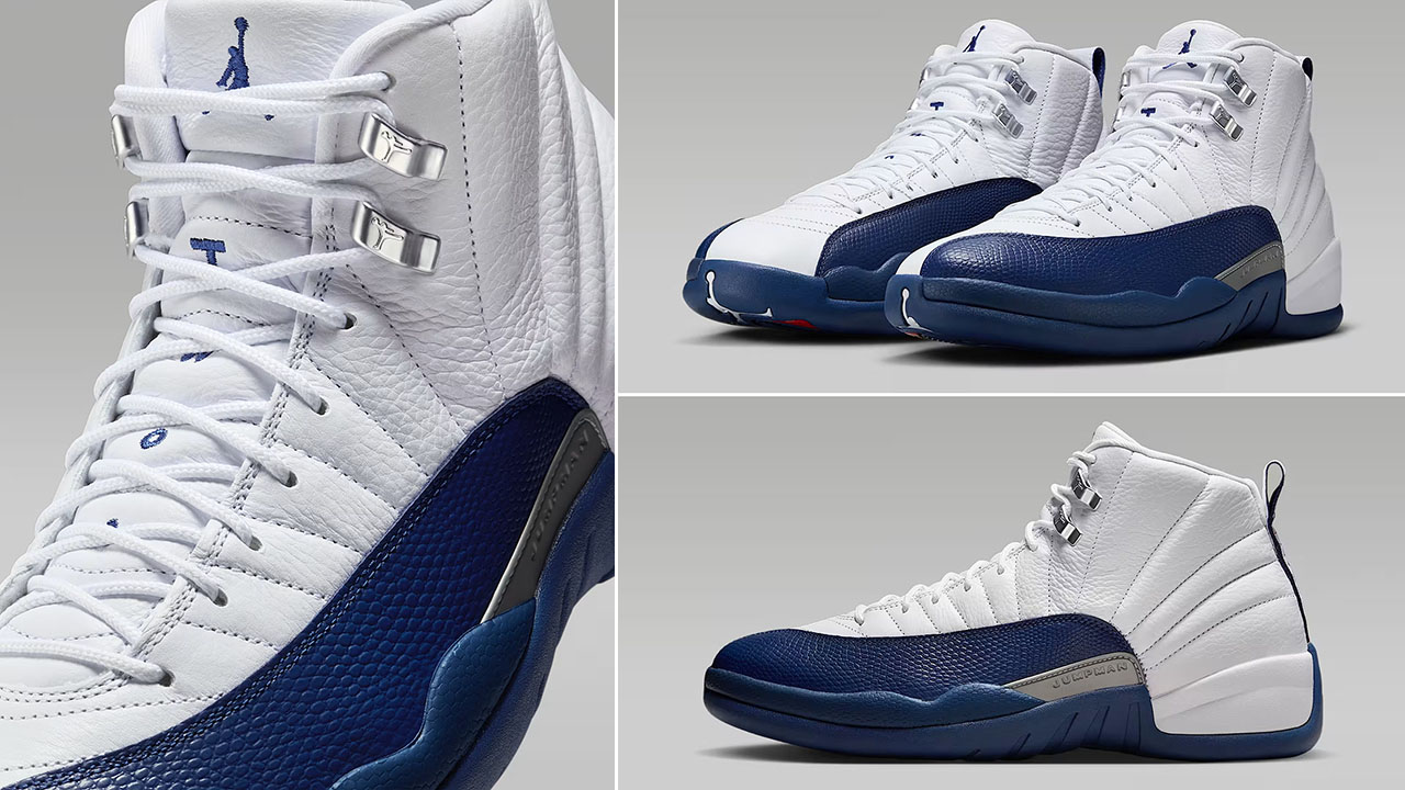 Air Jordan 12 French Blue 2025 Mens Sneakers CT8013-114