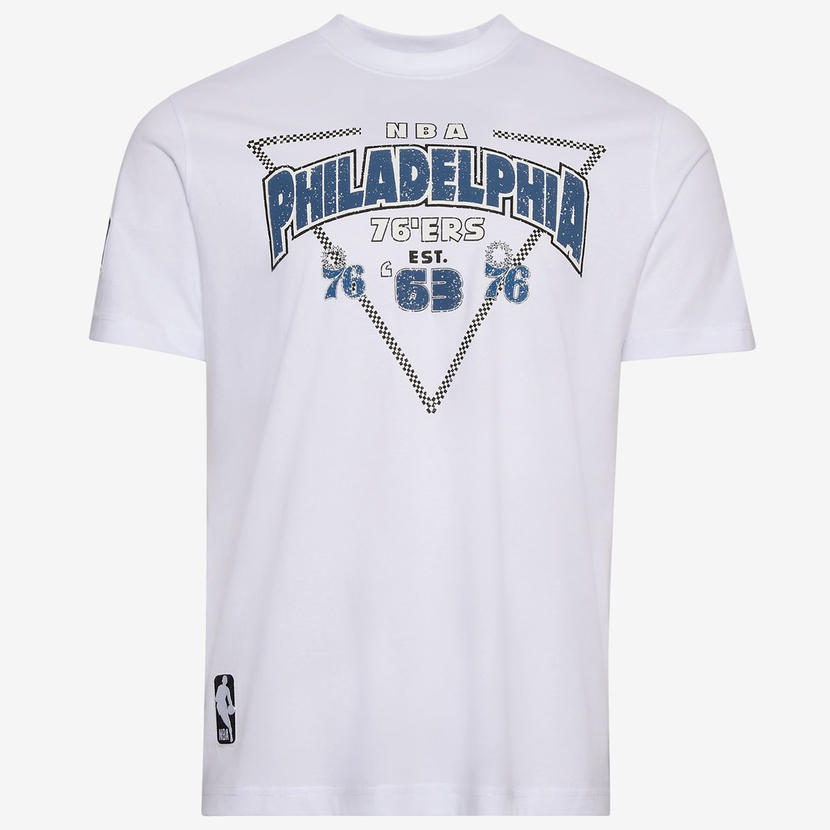 Air Jordan 12 French Blue 2025 Philadelphia 76ers Pro Standard T Shirt 1