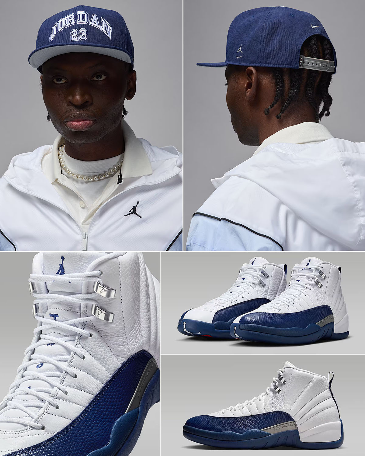 Air Jordan 12 French Blue 2025 x Jordan MVP Pro Hat Snapback Cap