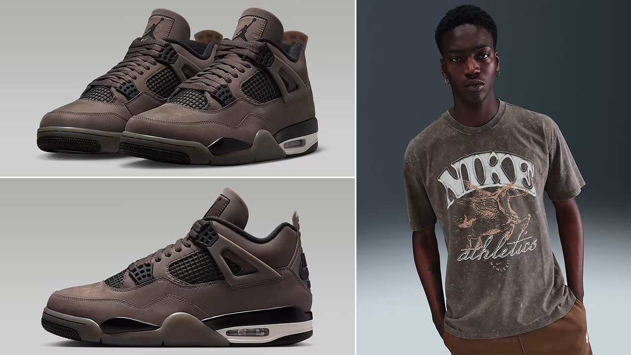 Air Jordan 4 Cave Stone x Nike Sportswear Max90 T Shirt Outfit