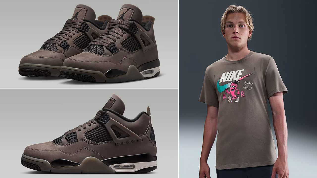 Air Jordan 4 Cave Stone x Nike Sportswear Sole Food T Shirt Outfit