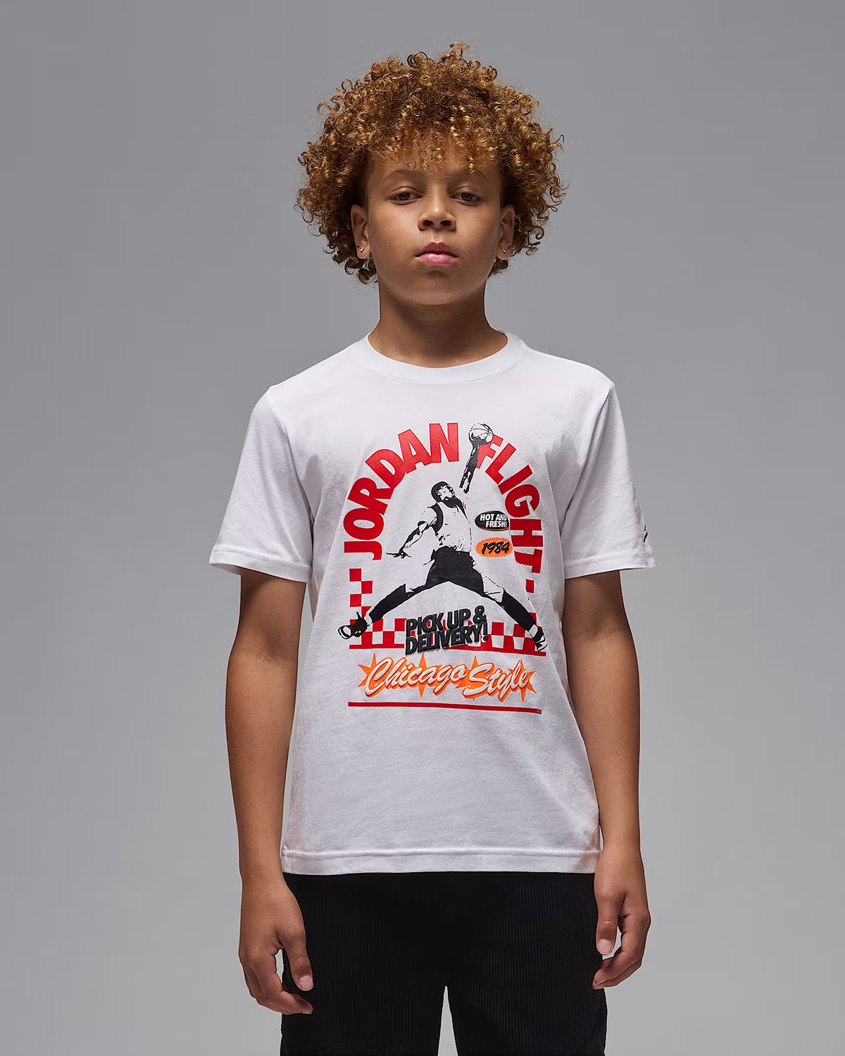 Air Jordan 4 GS PIzza T Shirt 1