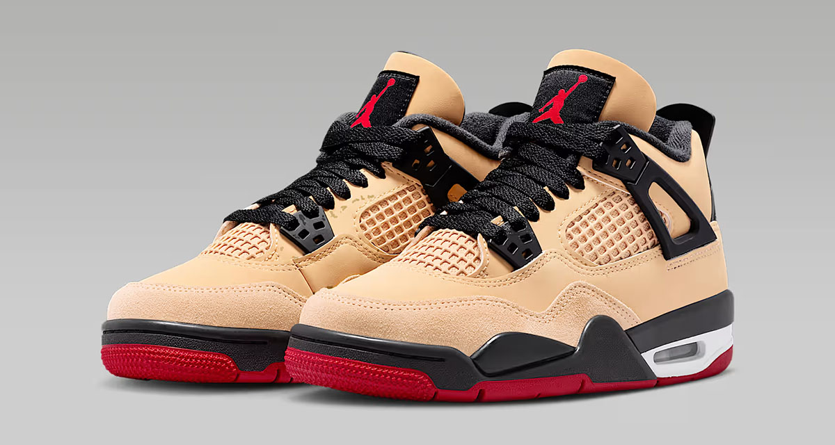 Air Jordan 4 GS Pizza Big Kids Shoes 1