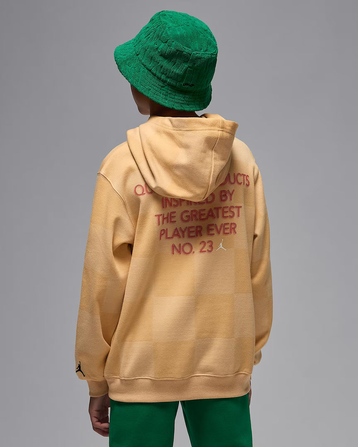 Air Jordan 4 GS Pizza Boys Hoodie Sesame 2