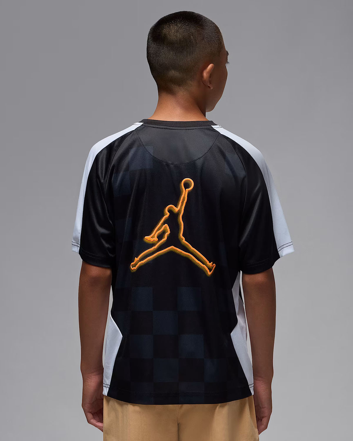 Air Jordan 4 GS Pizza Boys Jersey Black 2
