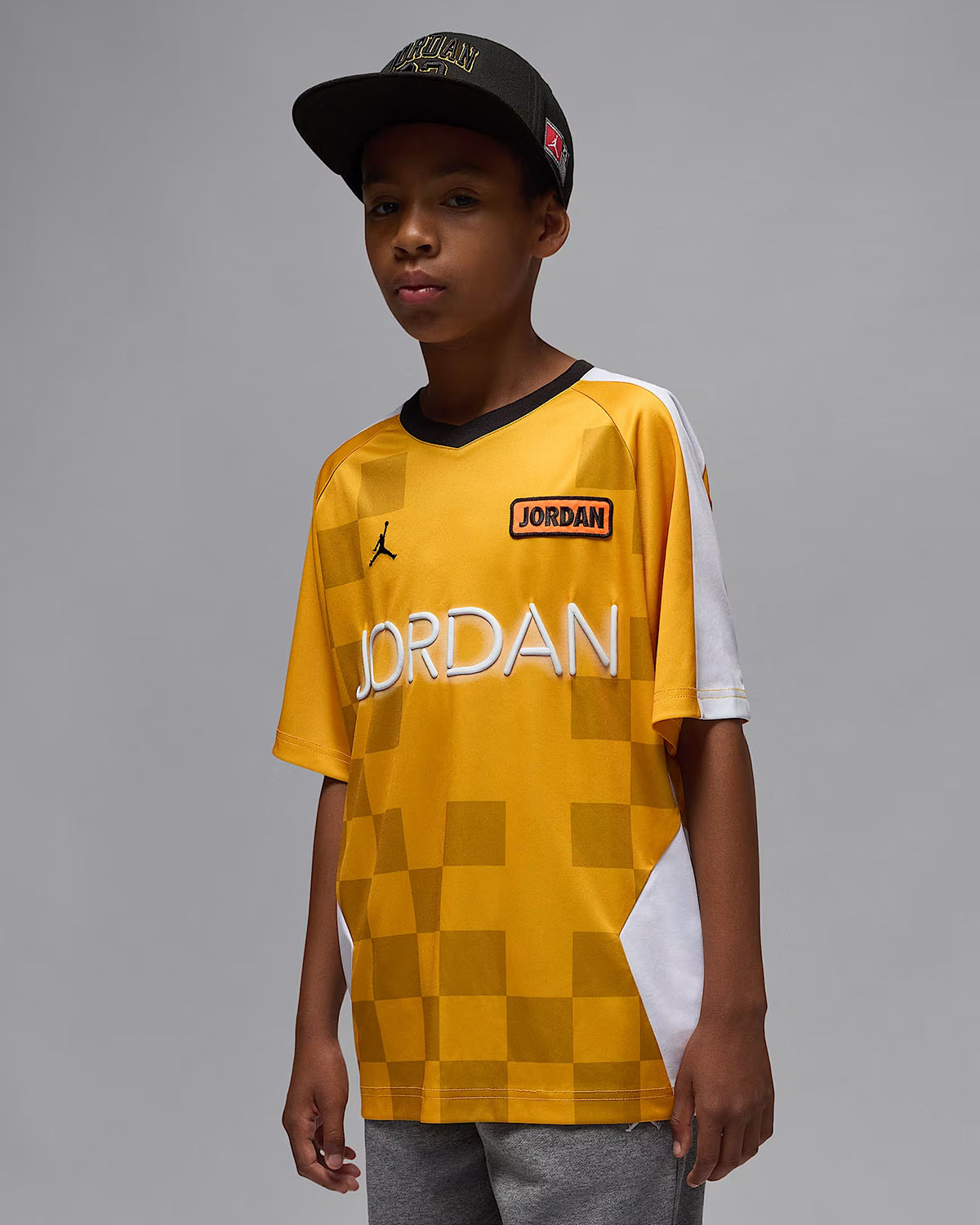 Air Jordan 4 GS Pizza Boys Jersey Yellow 1