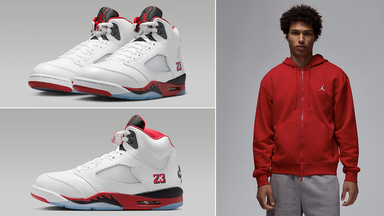 Air-Jordan-5-Fire-Red-Black-Tongue-2025-x-Jordan-Brooklyn-Fleece-Zip-Hoodie-to-Match-Sneakers