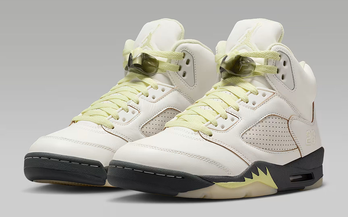 Air Jordan 5 Luminous Green Shoes 1