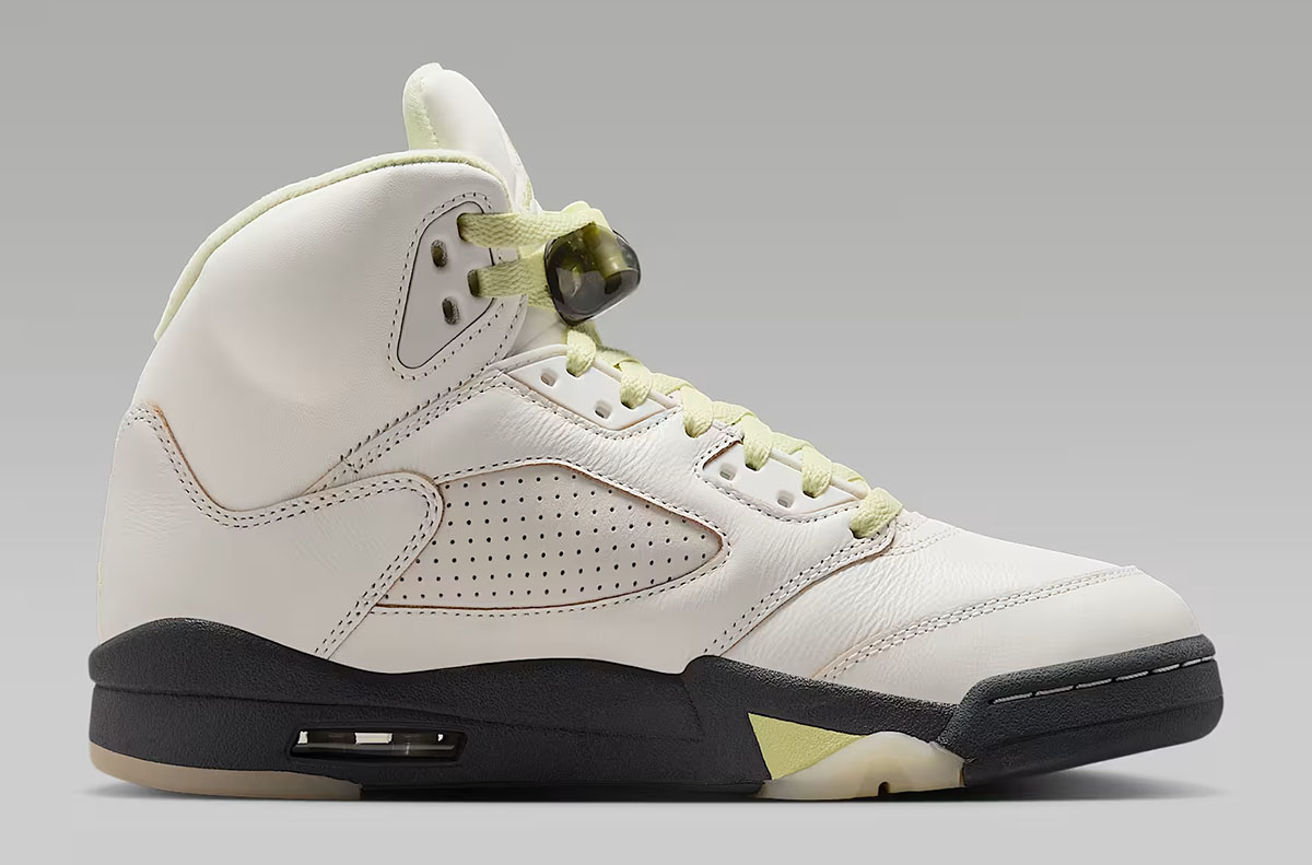 Air Jordan 5 Luminous Green Shoes 3