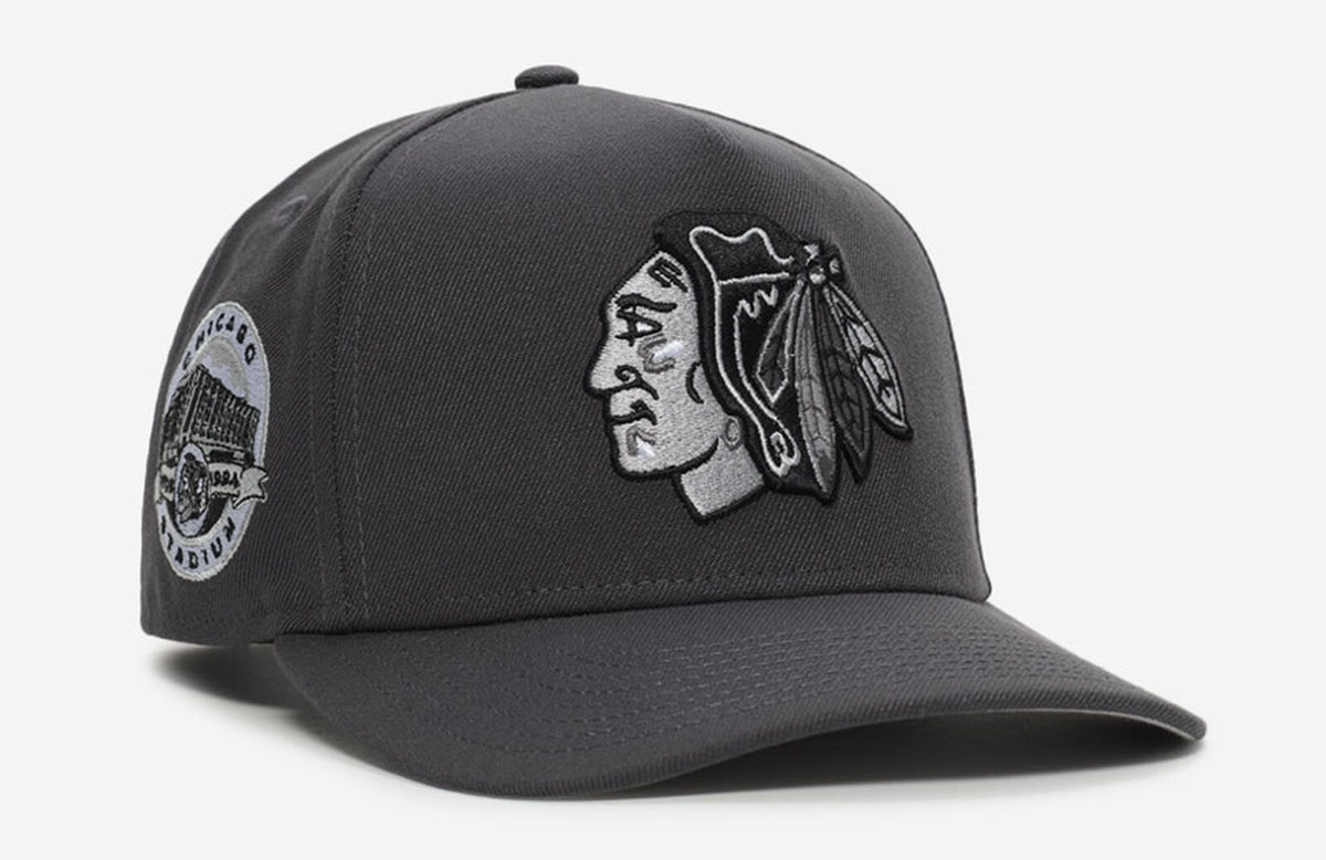 Air Jordan 9 Cool Grey 2025 New Era Chicago Blackhawks Snapback Hat