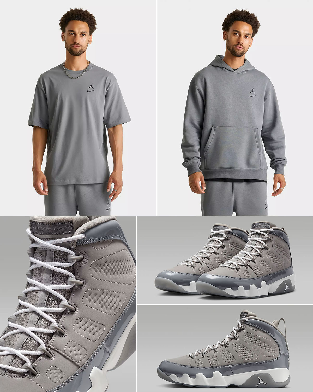 Air Jordan 9 Cool Grey 2025 Shirt Hoodie Pants Outfit