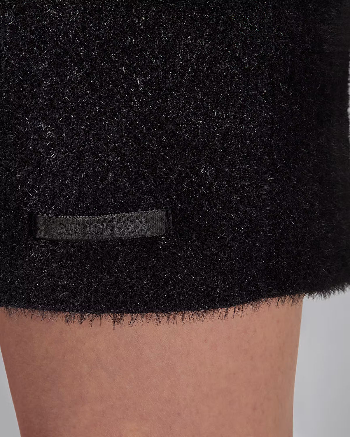 Air Jordan Womens Fuzzy Skirt Black 2