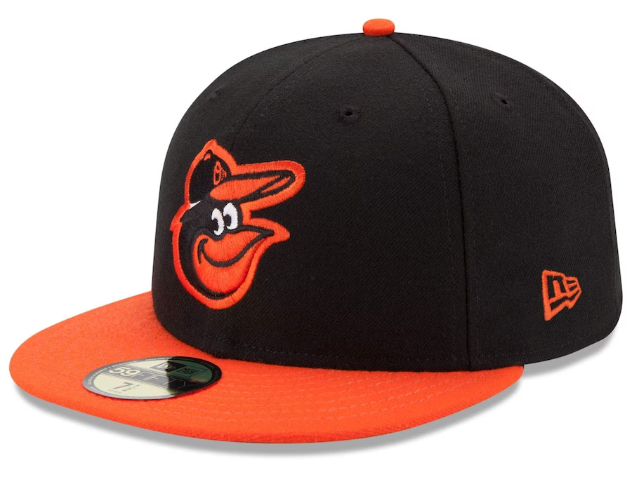 Baltimore Orioles New Era Road Authentic Collection On-Field 59FIFTY Fitted Hat