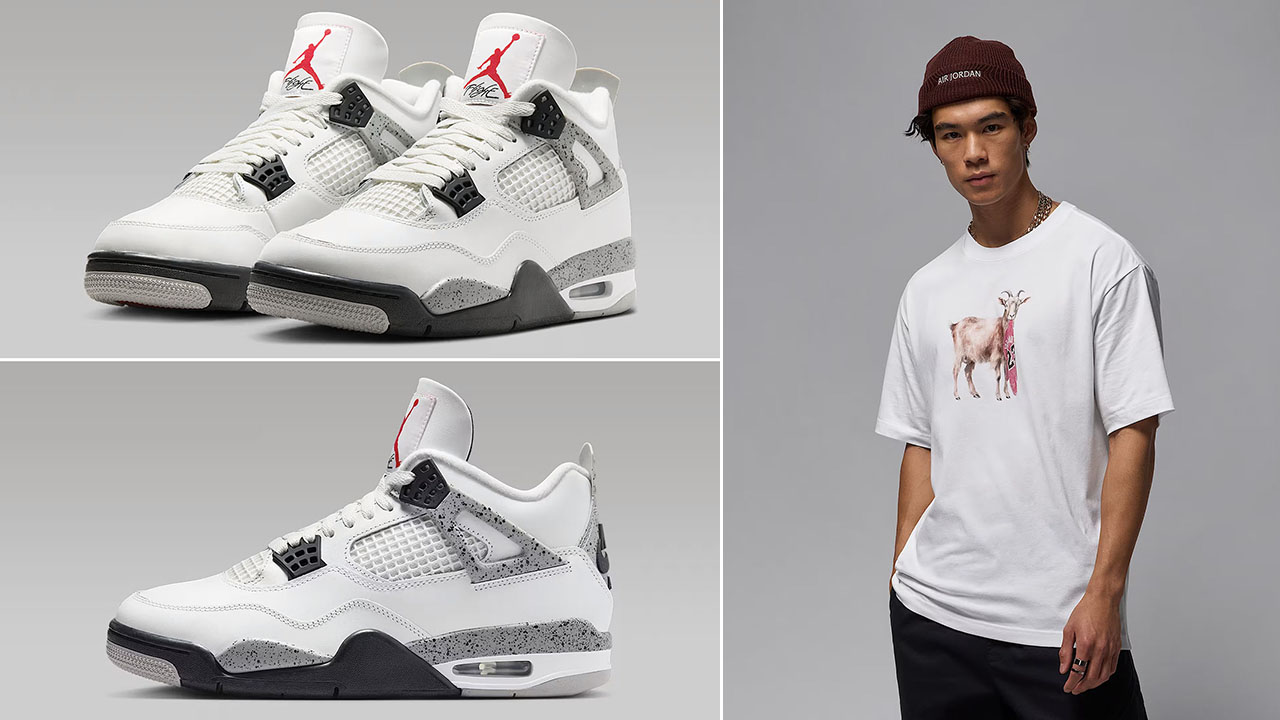 How to Style the Air Jordan 4 White Cement 2025 Restock With Outfits