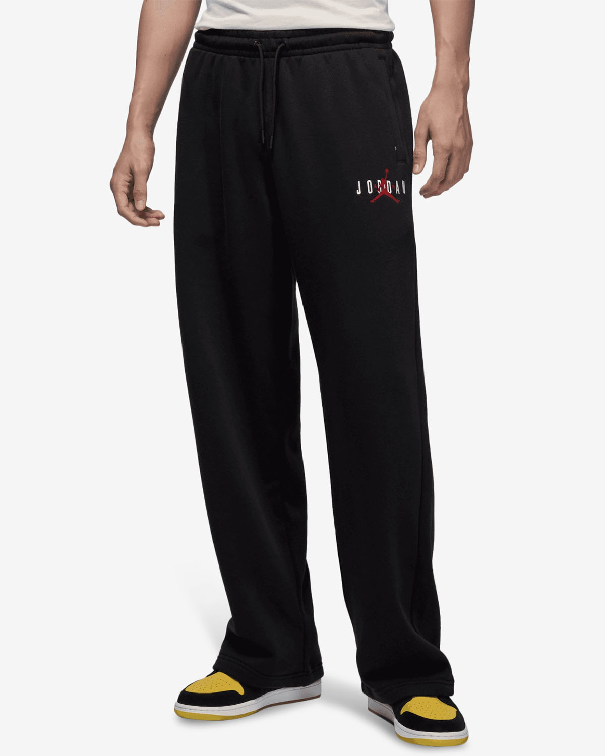 Jordan Brooklyn Oversized Pants Black Gym Red 1
