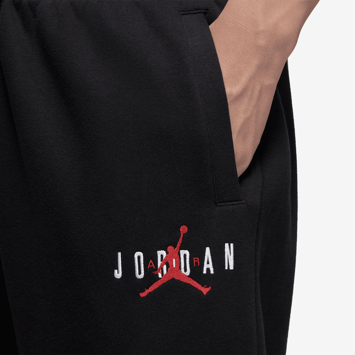Jordan Brooklyn Oversized Pants Black Gym Red 2