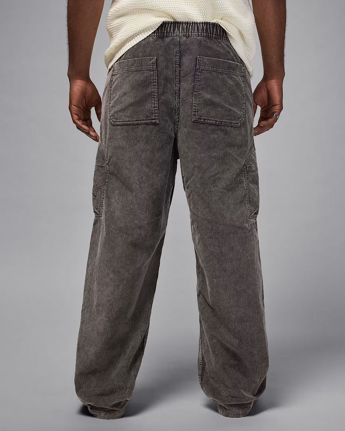 Jordan Flight Chicago Mens Corduroy Pants Black 2