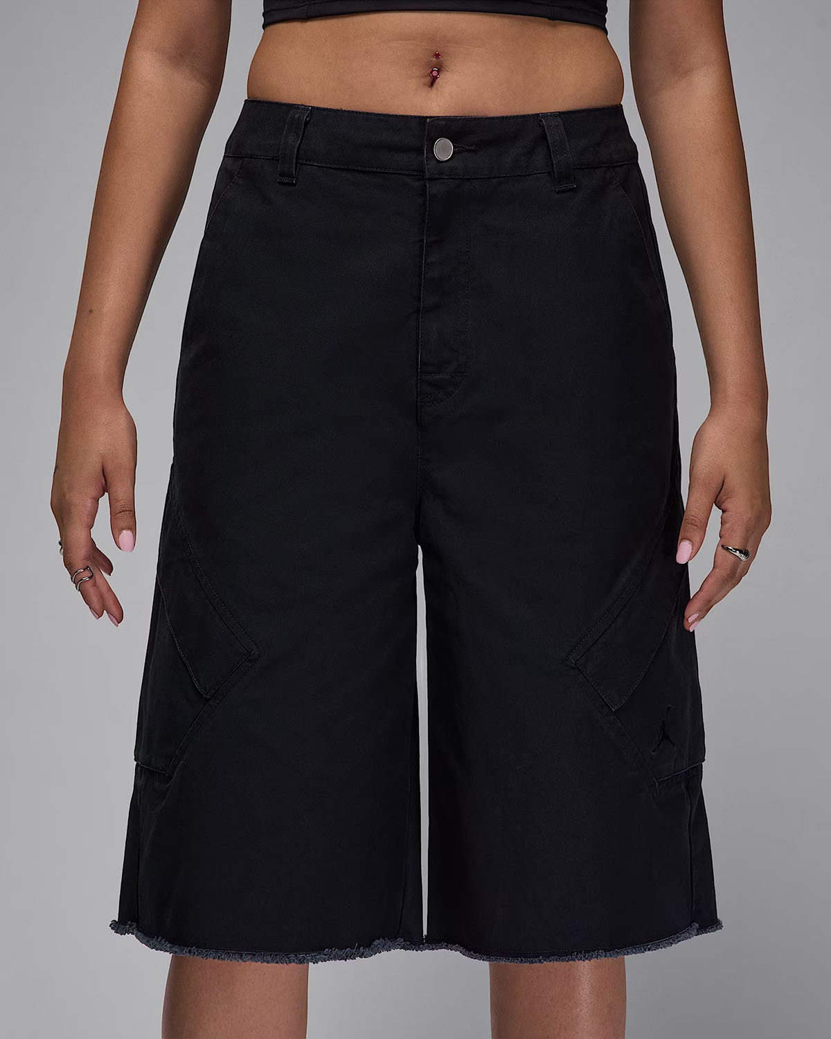Jordan Flight Chicago Womens Big Shorts Black 1