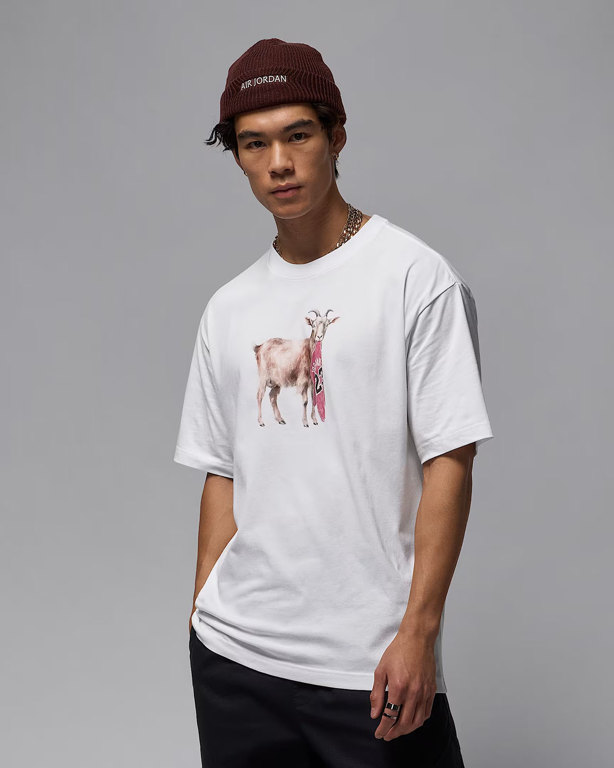 Jordan Goat T Shirt White 1