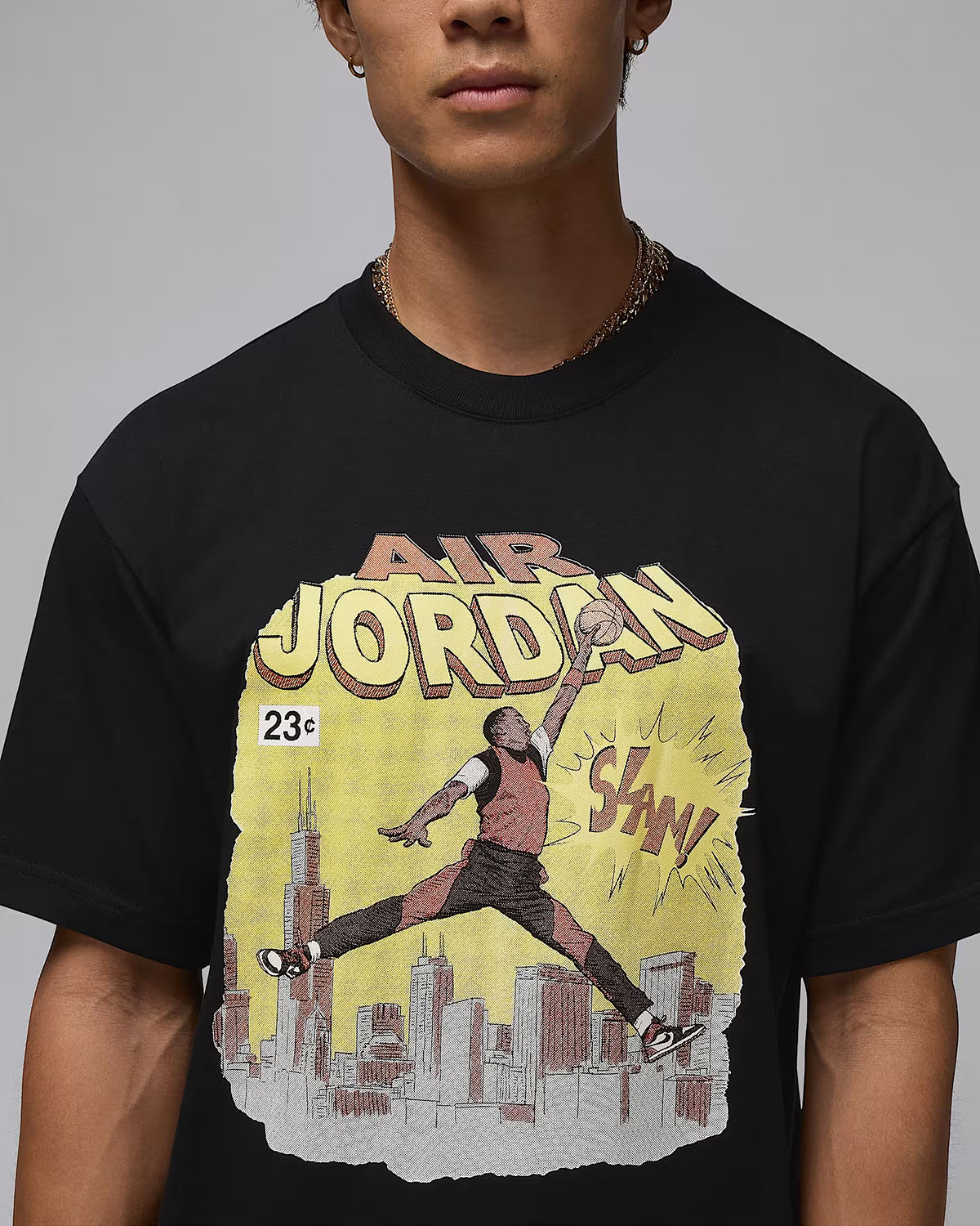 Jordan Mens Comic T Shirt Black 2