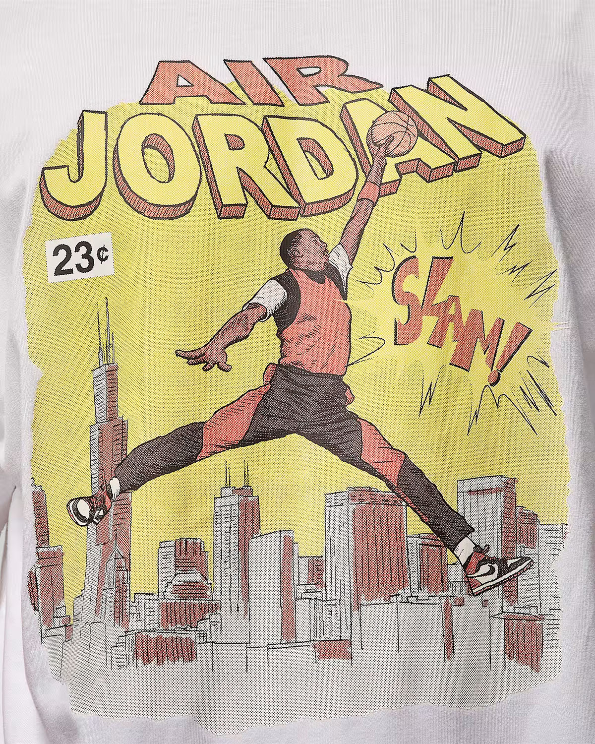 Jordan Mens Comic T Shirt White 2