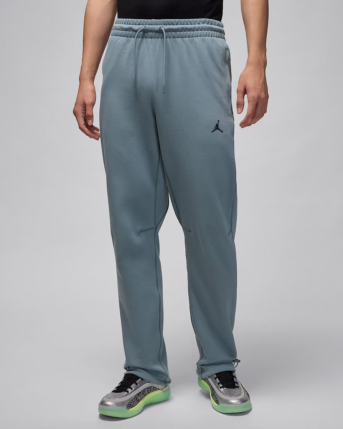 Jordan Sport Hoop Fleece Mens Dri FIT Pants Aviator Grey