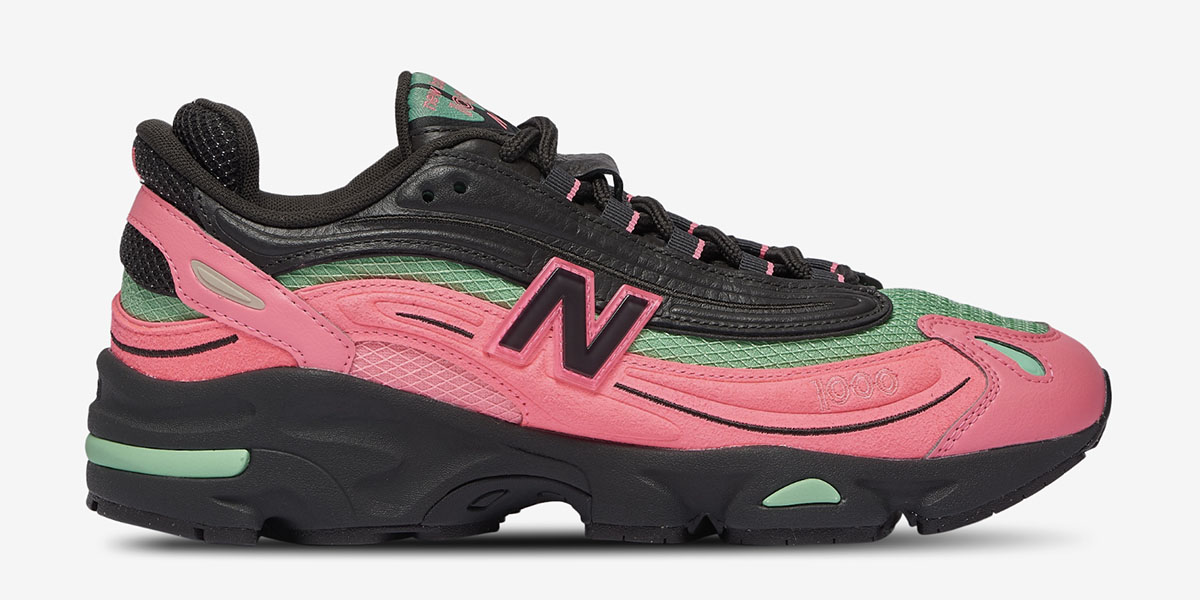 New Balance M1000 Desert Heat Black Pink Sneakers 1