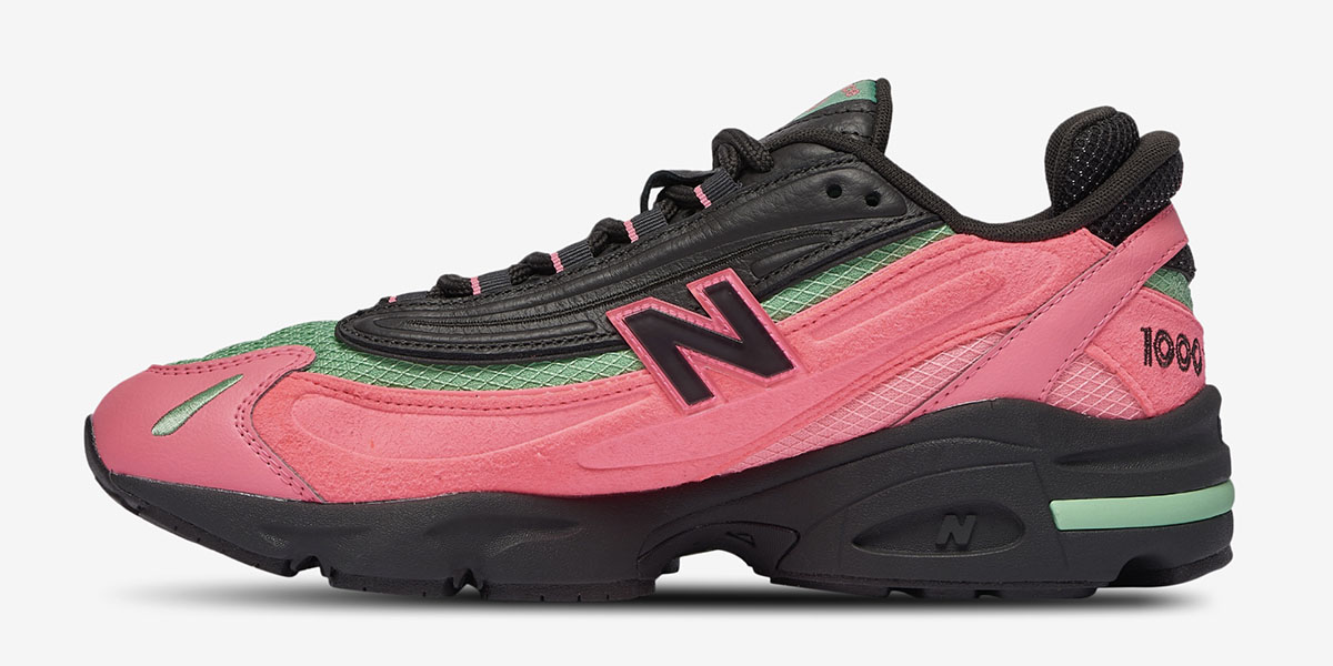 New Balance M1000 Desert Heat Black Pink Sneakers 2