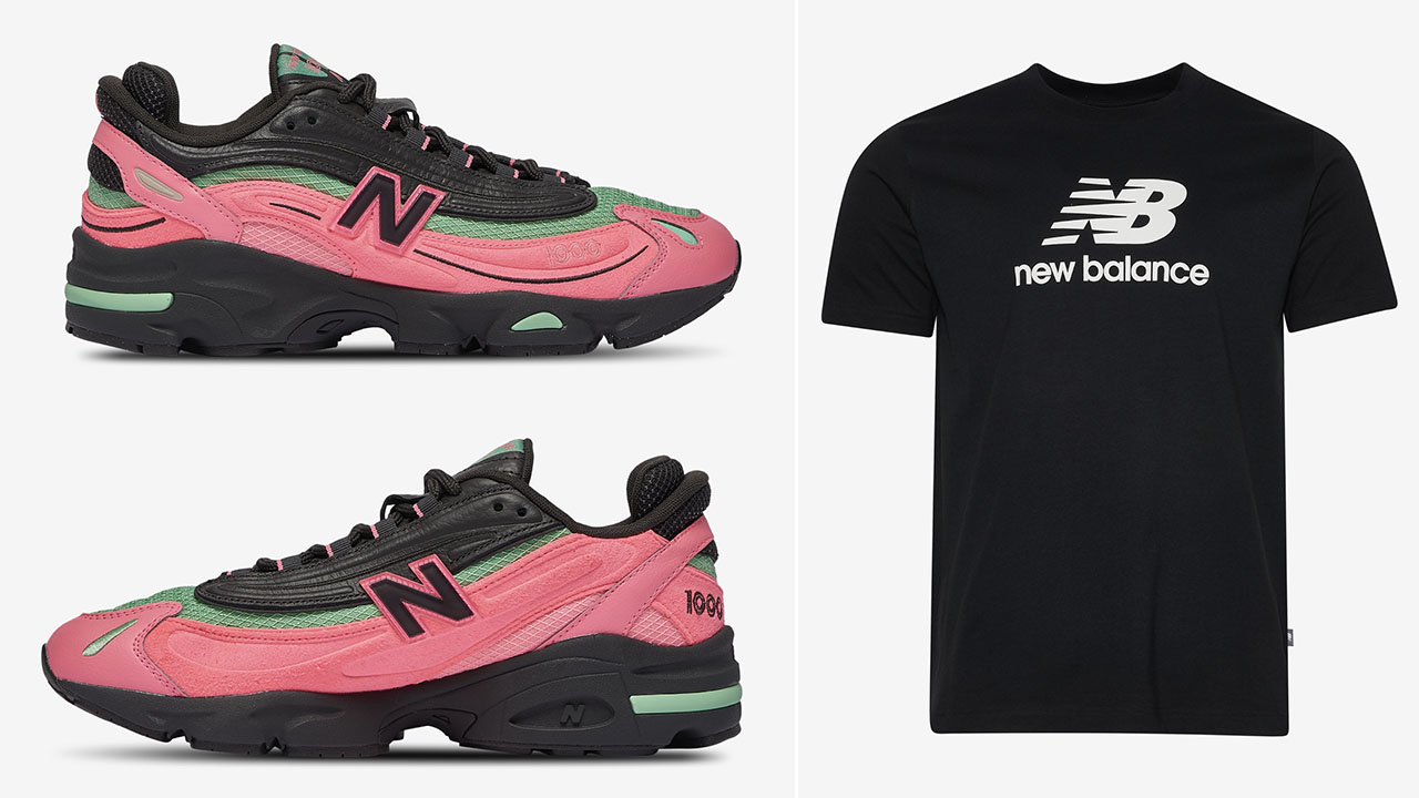New Balance M1000 Desert Heat Black Pink Sneakers and Outfits