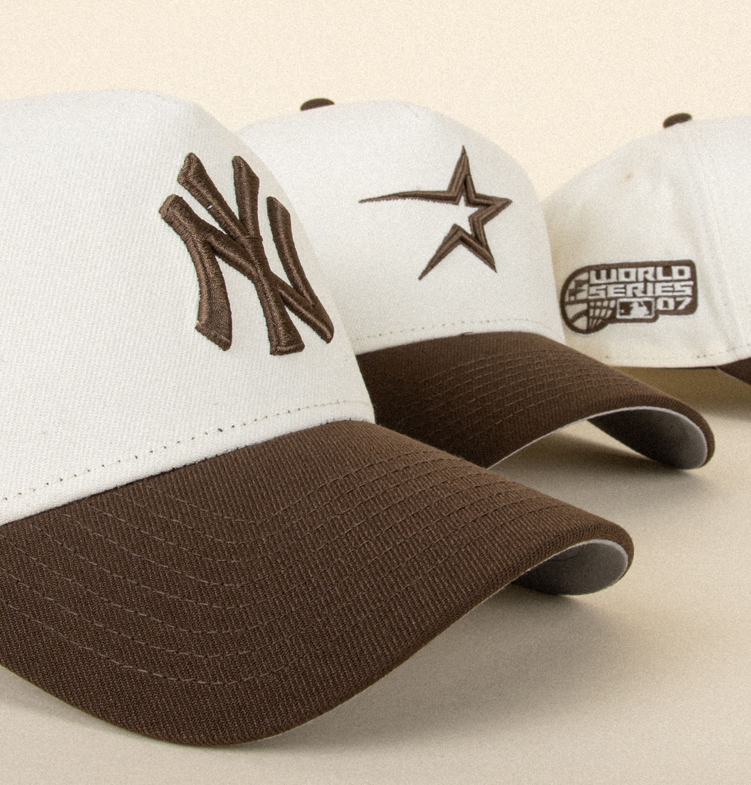New Era 9Forty A Frame White Walnut Hats Snapback Caps 1