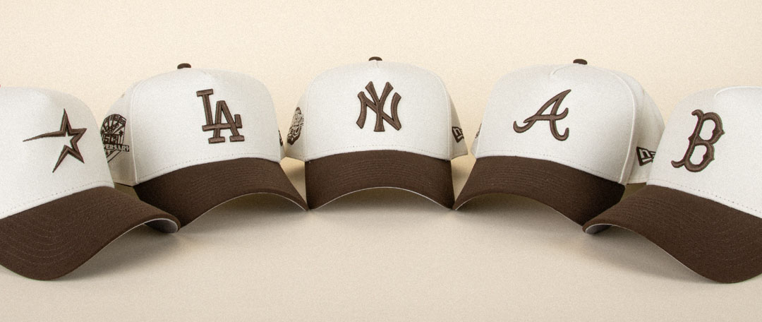 New Era 9Forty A Frame White Walnut Hats Snapback Caps 2