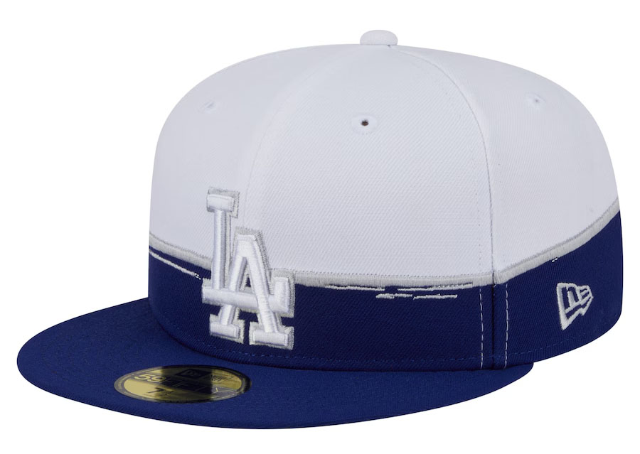 New Era Dodgers Paint Stroke Fitted Hat