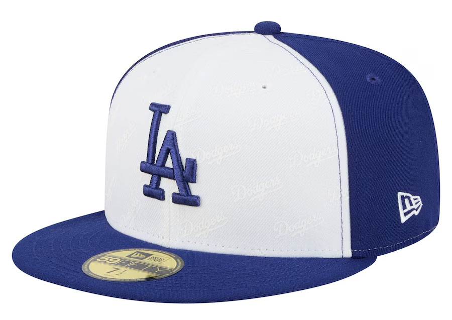 New Era Dodgers Repeat Fitted Hat