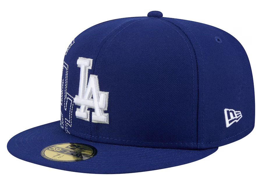 New Era Dodgers Yarn Stitch Fitted Hat 1