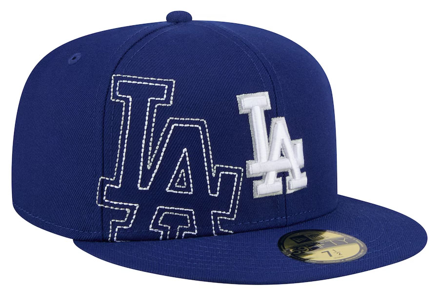 New Era Dodgers Yarn Stitch Fitted Hat 2