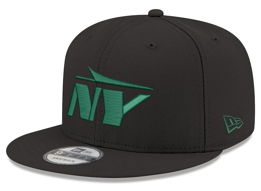 New Era New York Jets Standard 9FIFTY Snapback Hat Black Green