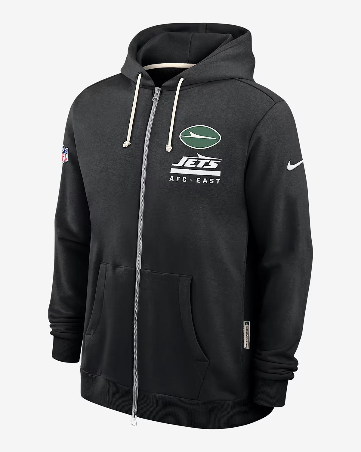 New York Jets Utility Player Sideline Men's Nike Dri-FIT NFL Full-Zip Hoodie 1