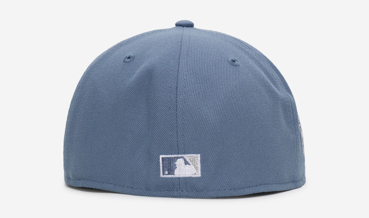 New York Yankees New Era Blue Metallic Hat 59FIFTY Fitted Cap 2