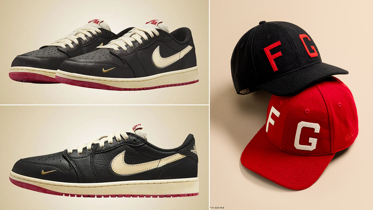 Nigel Sylvester Air Jordan 1 Low OG Better With Time x New Era Hats Fear of God 9 Forty Monarchs Caps