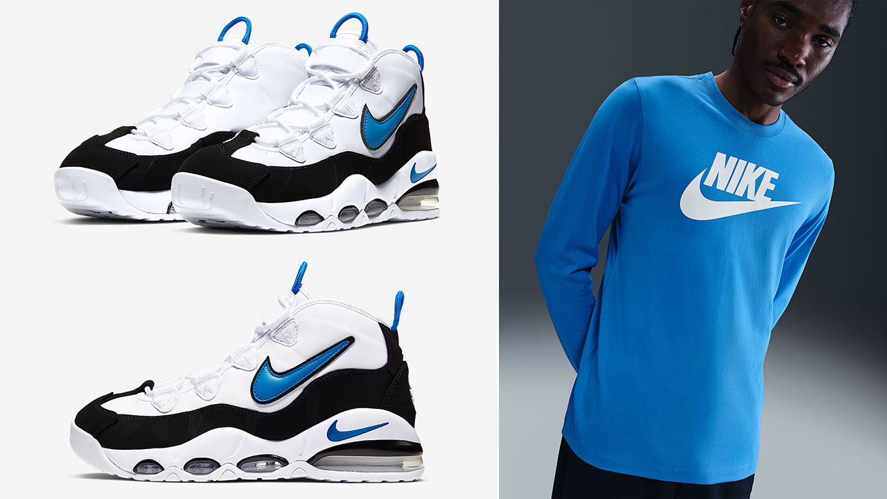Nike Air Max Uptempo 95 Photo Blue Sneakers and Outfits