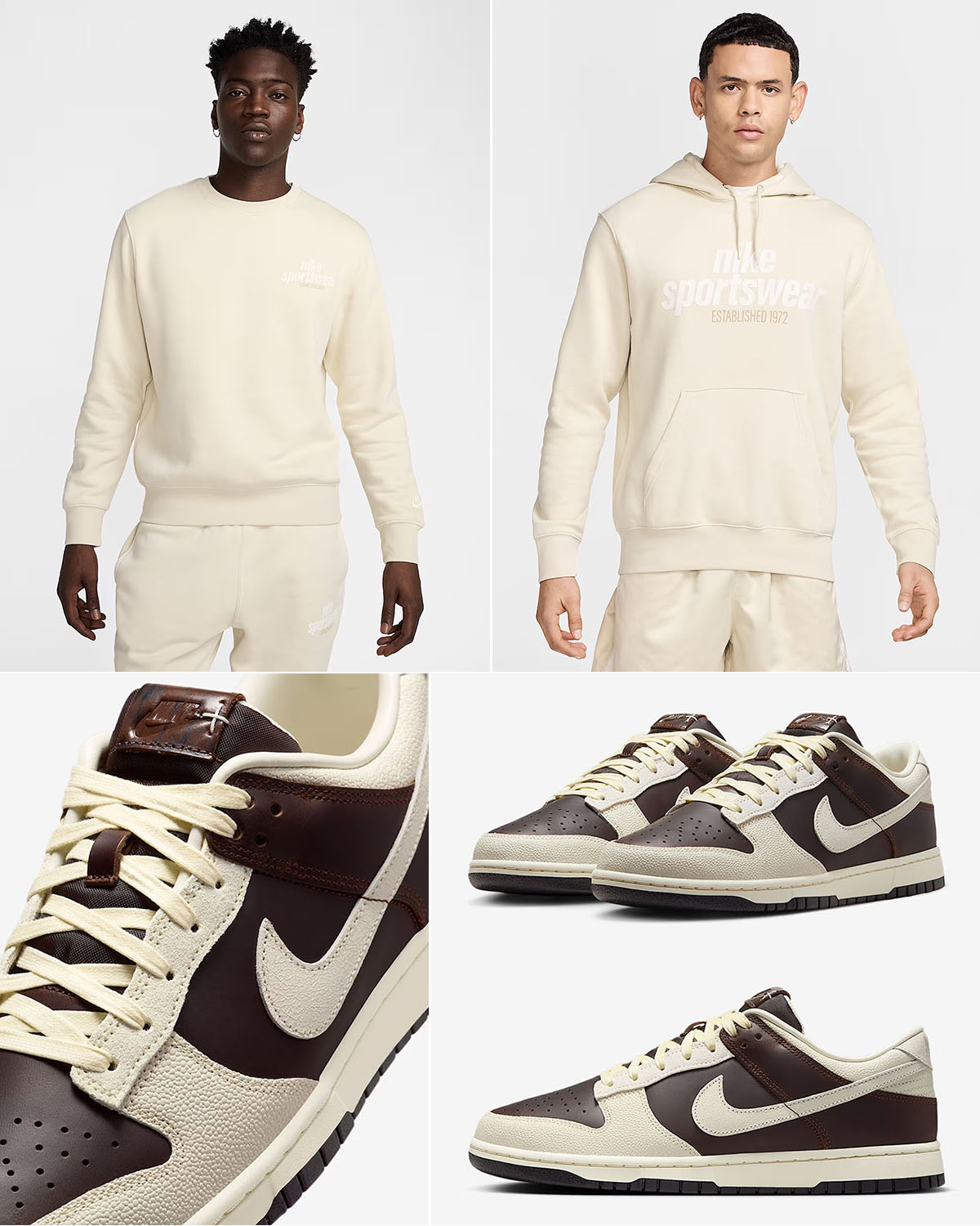Nike Dunk Low Fauna Brown Soft Pearl Shoes and Outfits