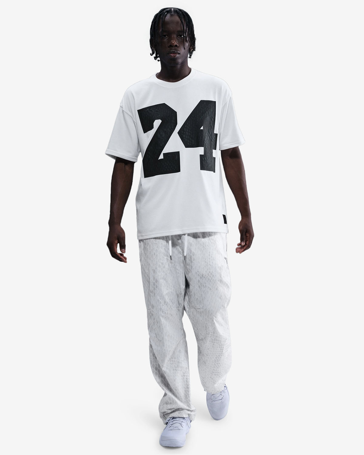 Nike Kobe 24 T Shirt White Black 2