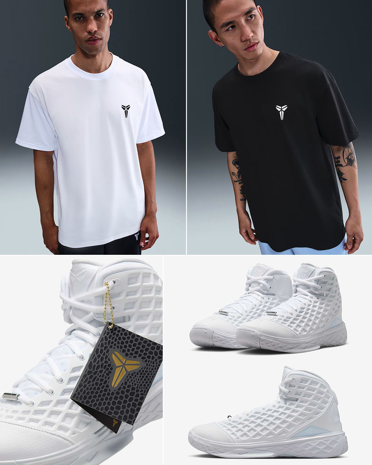 Nike Kobe 3 Protro Halo Shoes x Nike Kobe Logo T Shirt