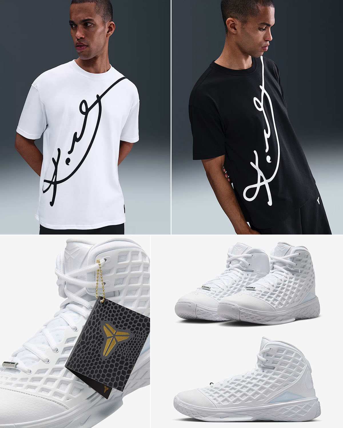 Nike Kobe 3 Protro Halo Shoes x Nike Kobe Signature T Shirt