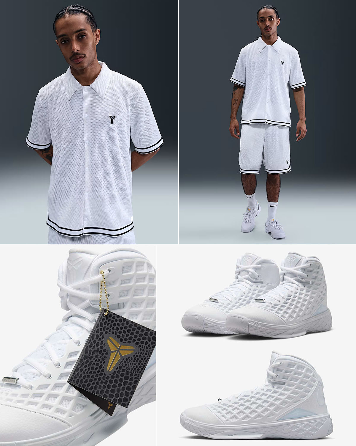 Nike-Kobe-3-Protro-Halo-Shoes-x-Nike-Kobe-White-Shirt-and-Shorts-Outfit