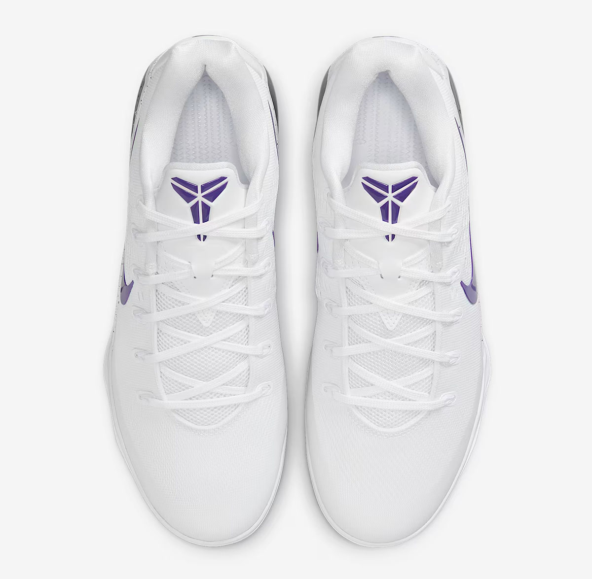 Nike Kobe 9 Elite Low EM Protro White Court Purple Basketball Shoes 4
