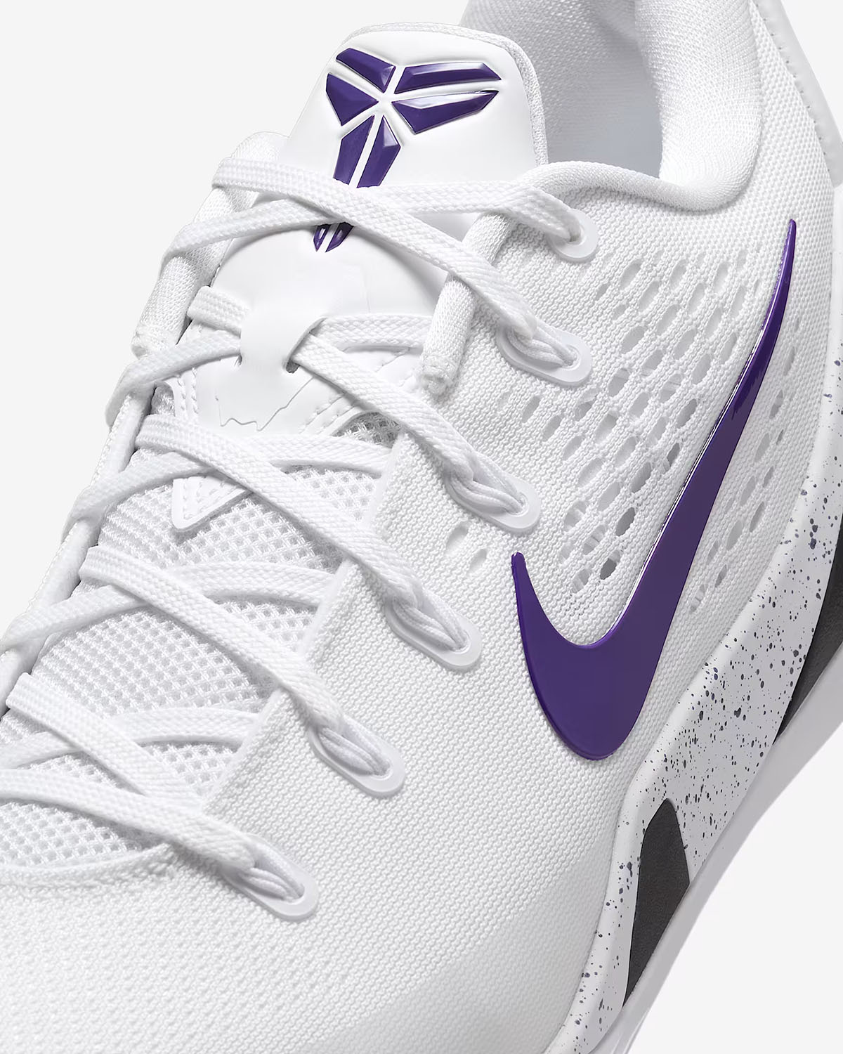Nike Kobe 9 Elite Low EM Protro White Court Purple Basketball Shoes 7